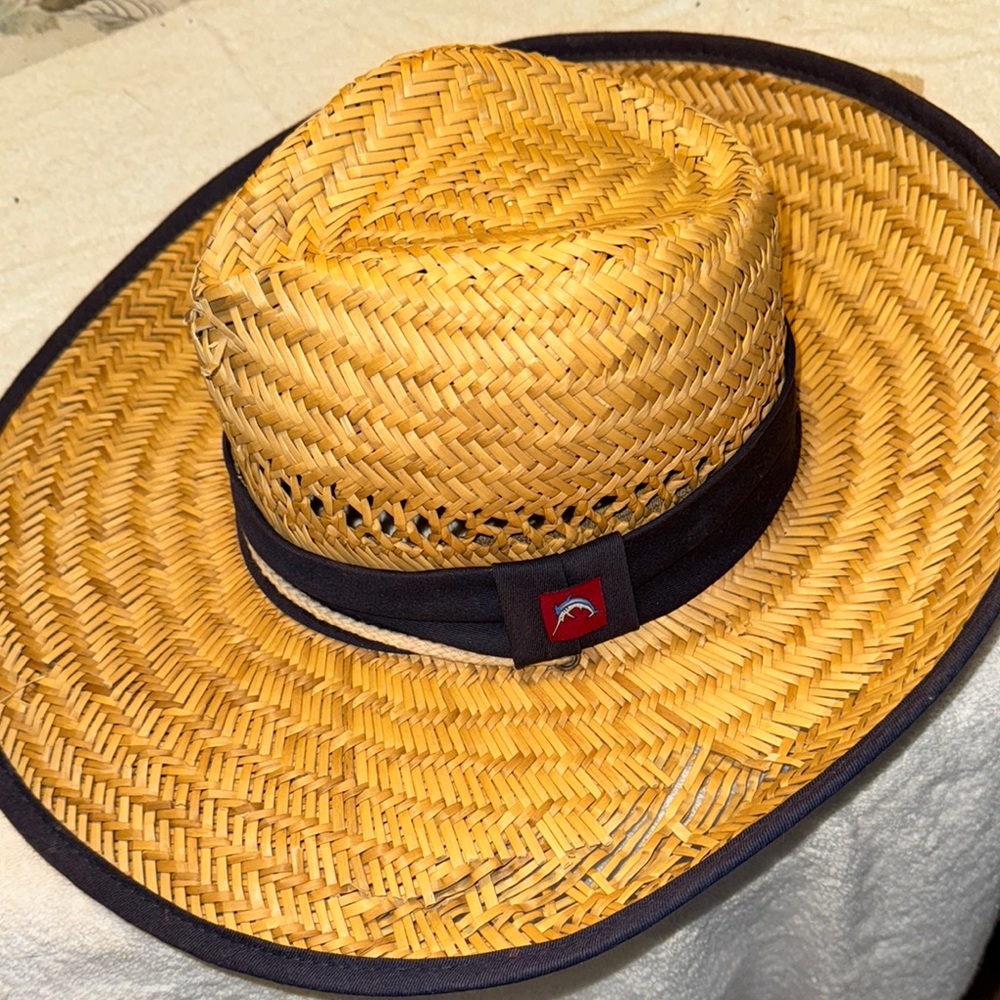 Reel Legends Straw Hat with Black Band (free)